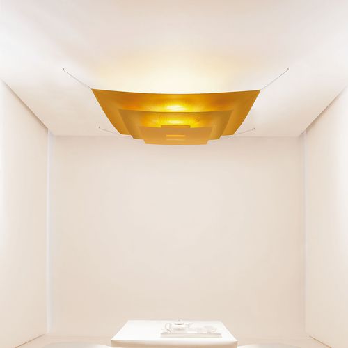 Plafonnier contemporain - LIL LUXURY - INGO MAURER - carré / en aluminium / en polyester