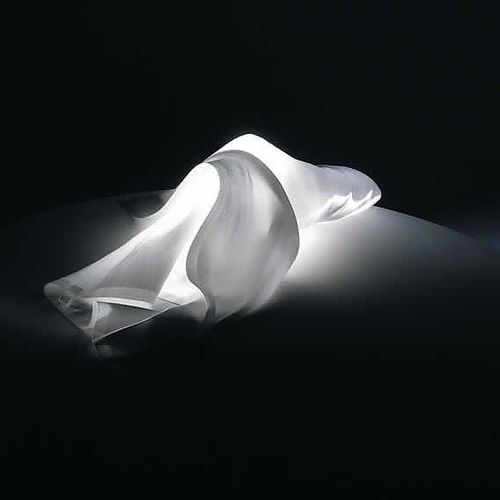 Lampe de table - DELIGHT - INGO MAURER - en fibre de verre / design original / d'intérieur