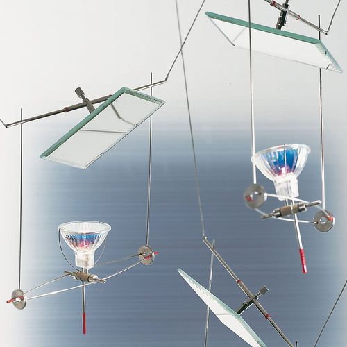 Suspension - YAYAHO ELEMENT 2 - INGO MAURER - en métal / en verre / en plastique