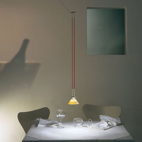 Suspension - YAYAHO ELEMENT 4 - INGO MAURER - en métal / en porcelaine / en plastique