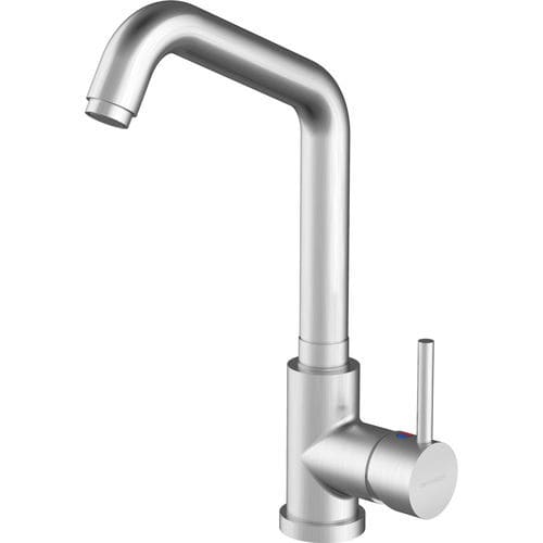 Mitigeur à poser - Select Two - F.lli Barazza Srl - en inox / de cuisine / 1 trou