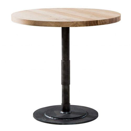 Table bistrot design industriel - SL-024 - Waterman Meubelen B.V. (Sturdy-Legs) - en chêne / en hêtre / en noyer américain