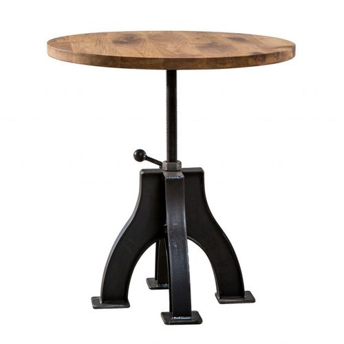 Table bistrot design industriel - SL-025 - Waterman Meubelen B.V. (Sturdy-Legs) - en chêne / en hêtre / en noyer américain