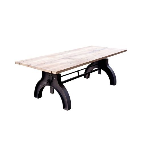 Table design industriel - SL-011 - Waterman Meubelen B.V. (Sturdy-Legs) - en chêne / en hêtre / en érable