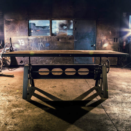 Table design industriel - SL-022 - Waterman Meubelen B.V. (Sturdy-Legs) - en chêne / en hêtre / en érable