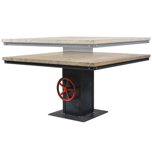 Table design industriel - SL-030 - Waterman Meubelen B.V. (Sturdy-Legs) - en chêne / en hêtre / en érable