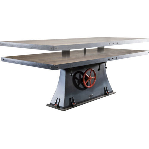 Table design industriel - SL-038 - Waterman Meubelen B.V. (Sturdy-Legs) - en chêne / en hêtre / en érable