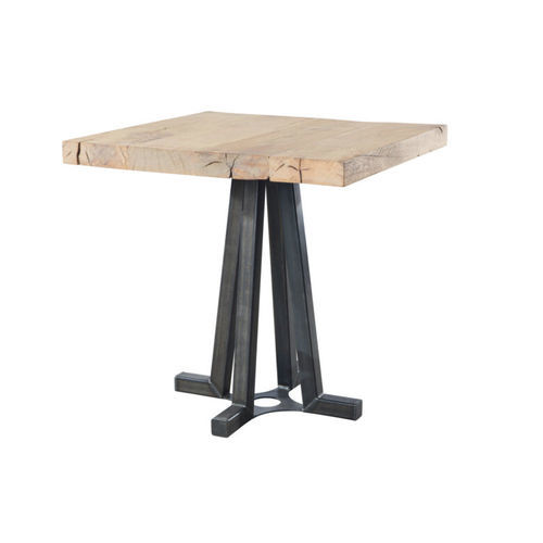 Table bistrot de style industriel - SL-028 - Waterman Meubelen B.V. (Sturdy-Legs) - en chêne / en hêtre / en noyer américain