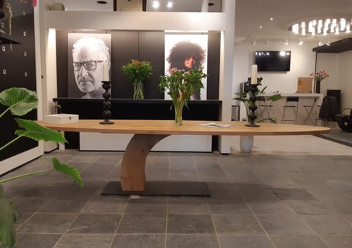 Table design industriel - SL-042 - Waterman Meubelen B.V. (Sturdy-Legs) - en chêne / en frêne / en hêtre