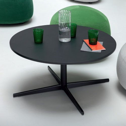 Table d'appoint contemporaine - AUKI - Lapalma - en bois / en HPL / avec piètement en métal