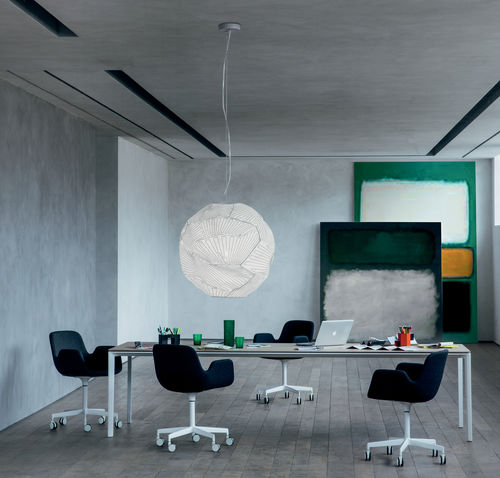 Chaise de bureau contemporaine - PASS - Lapalma - d'intérieur / en tissu / en cuir