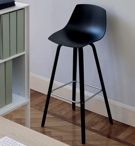 Chaise de bar contemporaine - MIUNN - Lapalma - d'extérieur / d'intérieur / en tissu