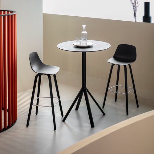 Chaise de bar contemporaine - SEELA - Lapalma - d'extérieur / d'intérieur / en tissu