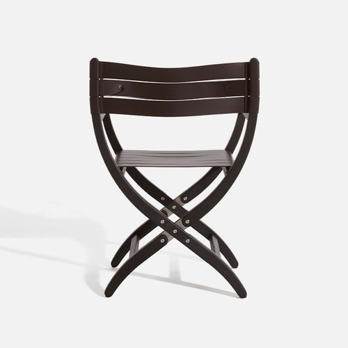 Chaise contemporaine - Almayer - DePadova - d'intérieur / en cuir / avec piètement en frêne