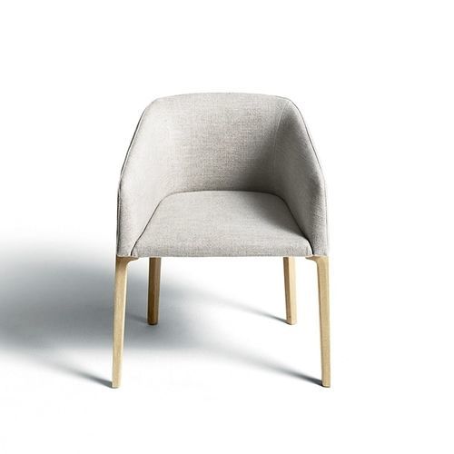 Chaise contemporaine - Chesto - DePadova - d'intérieur / en tissu / en cuir