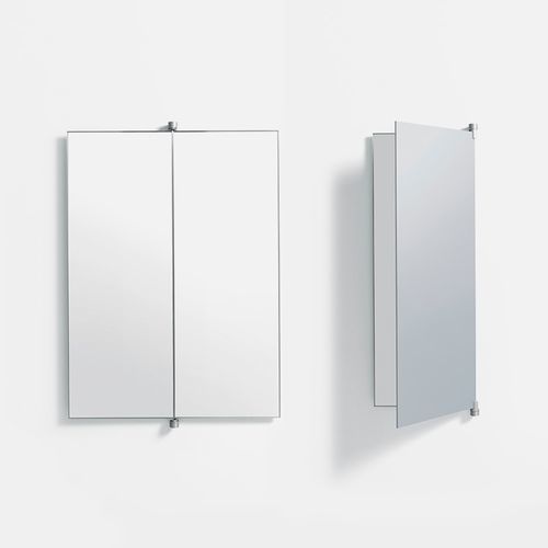 Miroir mural - Book - DePadova - contemporain / rectangulaire / en aluminium anodisé