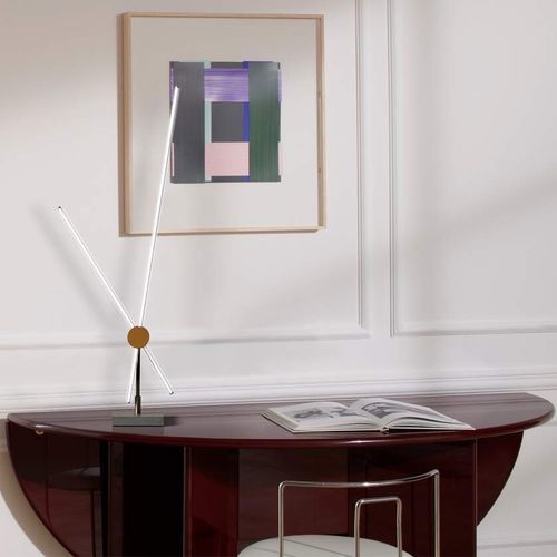 Lampe de table - Eitie - Cassina - en aluminium / en acier / en PMMA