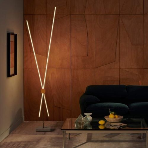 Lampe sur pied - Eitie - Cassina - en aluminium / en acier / en PMMA