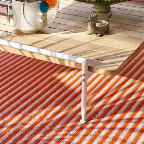 Tapis contemporain - SOLEIL - Cassina - à rayures / en polypropylène / rectangulaire