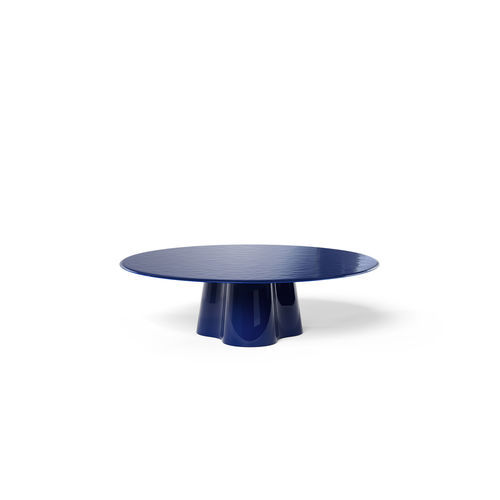 Table basse contemporaine - TREFLO - Cassina - en métal / avec piètement en métal / ronde