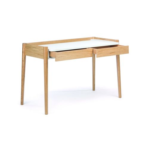 Bureau contemporain - FELDBACH - Woodman Ltd. - en chêne / en mélaminé / avec rangement