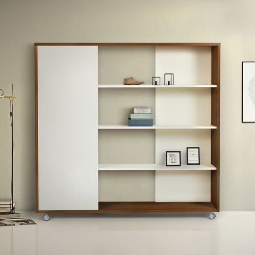 Étagère à roulettes - ADALA - Woodman Ltd. - paravent / contemporaine / en chêne
