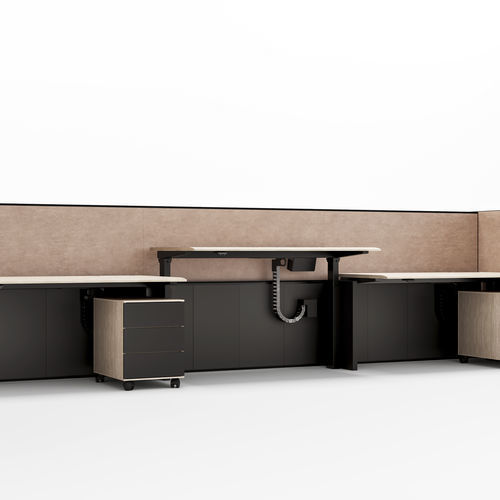 Système de bureau contemporain - LOTTO - IOC project partners - bois / professionnel