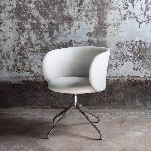Chaise contemporaine - LODOVICA - IOC project partners - d'intérieur / en tissu / en simili cuir
