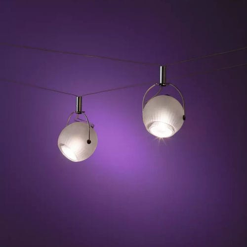 Éclairage sur câble à LED - Fredginger - ALBUM - rond / en verre borosilicaté / d'intérieur