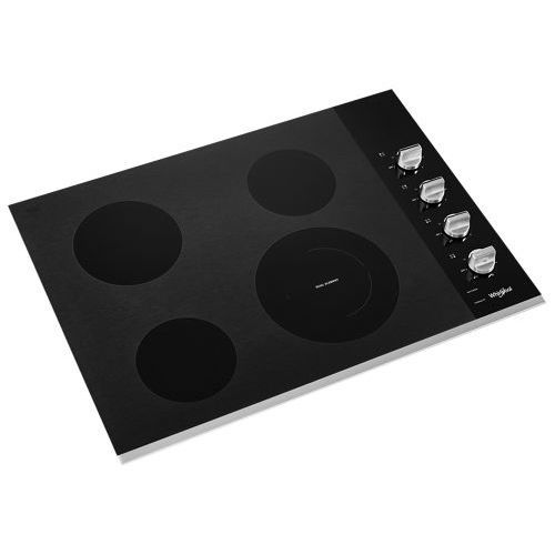 Table de cuisson vitrocéramique radiant - WCE55US0HS - Whirlpool - électrique / 4 foyers / encastrable
