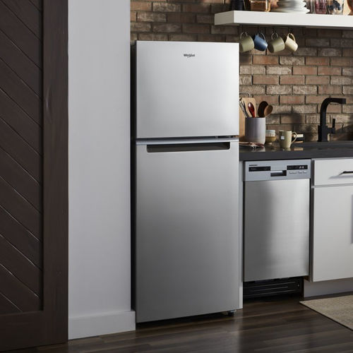 Réfrigérateur congélateur à double porte - WRT112CZJZ - Whirlpool - résidentiel / en pose libre / avec congélateur en haut