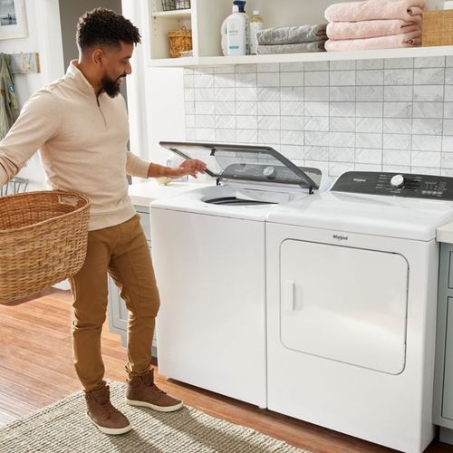 Lave-linge à chargement par le haut - WTW6150PW - Whirlpool - résidentiel / écolabel Energy Star
