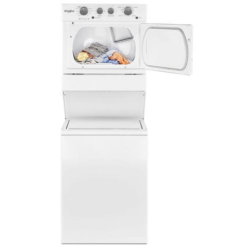 Lave-linge séchant superposable - WETLV27HW - Whirlpool
