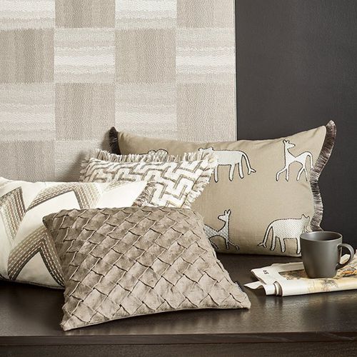 Coussin rectangulaire - MASTERPIECES VOL. II : CARAVANE - Zimmer + Rohde GmbH - à motif animalier / en coton / en lin