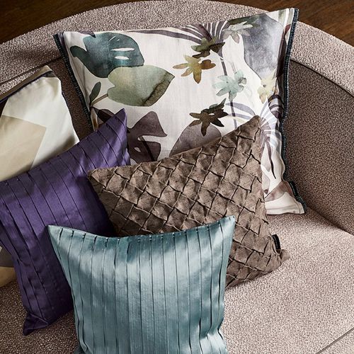 Coussin carré - MASTERPIECES VOL. II : PARADISO - Zimmer + Rohde GmbH - à motif nature / en coton / en lin