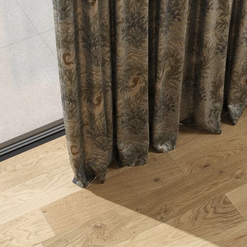 Tissu d'ameublement - FOLKLORE - Zimmer + Rohde GmbH - pour rideaux / à motif floral / en lin