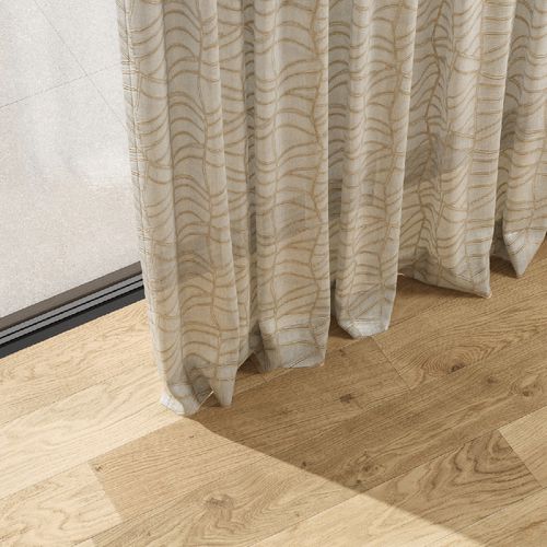 Voilage à motif - NAZCA - Zimmer + Rohde GmbH - en lin / en polyamide / en acrylique
