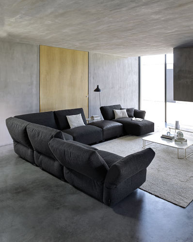 Canapé modulable - HAB - desiree divani - contemporain / en tissu / en cuir