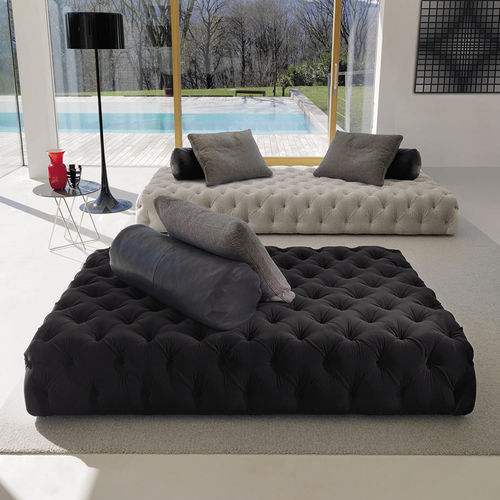 Lit de jour contemporain - ROLLKING  - desiree divani - en tissu / en cuir / en bois