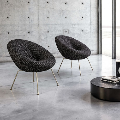 Fauteuil contemporain - NEST SOFT - desiree divani - en tissu / en cuir / avec revêtement amovible