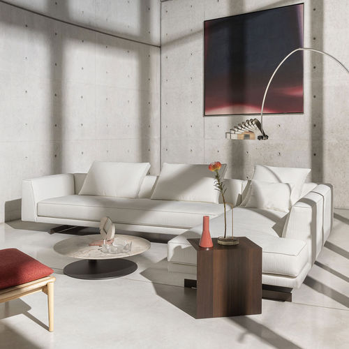 Canapé modulable - SHERIDAN - desiree divani - contemporain / en tissu / en cuir