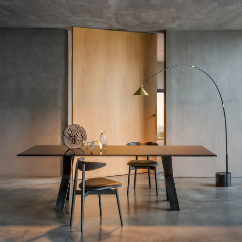 Ensemble table et chaises contemporain - CI&Agrave;COLA - desiree divani - d'intérieur / en frêne / en noyer