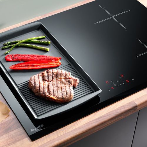 Table de cuisson à induction - BLANCO GmbH + Co KG - 4 foyers / encastrable / avec commandes tactiles