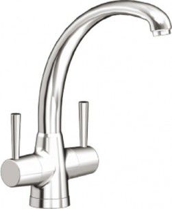 Mélangeur à poser - CLEO BM6100 - BLANCO GmbH + Co KG - en métal chromé / de cuisine / 1 trou