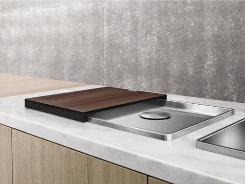 Évier 1 bac - ATTIKA 60-T - BLANCO GmbH + Co KG - sans égouttoir / en inox / encastrable