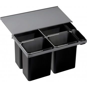 Poubelle de cuisine - FLEXON 90/6 - BLANCO GmbH + Co KG - encastrable / en acier / contemporaine
