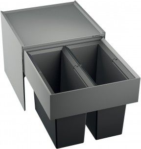 Poubelle de cuisine - BOTTON PRO 45/2 - BLANCO GmbH + Co KG - encastrable / en acier / contemporaine