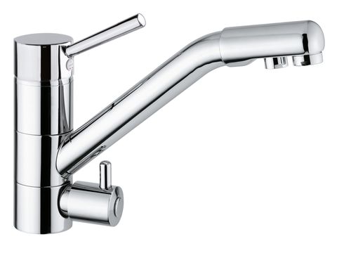 Mitigeur à poser - FILTRA FRESH  - BLANCO GmbH + Co KG - en métal chromé / de cuisine / 1 trou