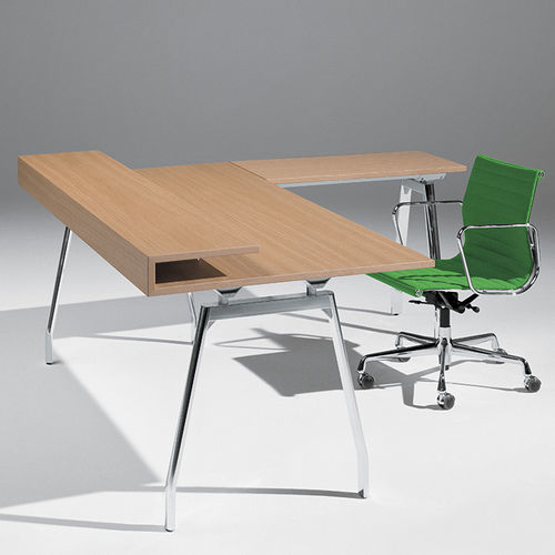 Bureau pour open space - MDL SYSTEM - UNIFOR - sur pied / de 2 à 4 personnes / contemporain