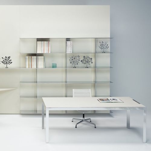 Bureau pour open space - NAÒS SYSTEM - UNIFOR - sur pied / de 2 à 4 personnes / contemporain